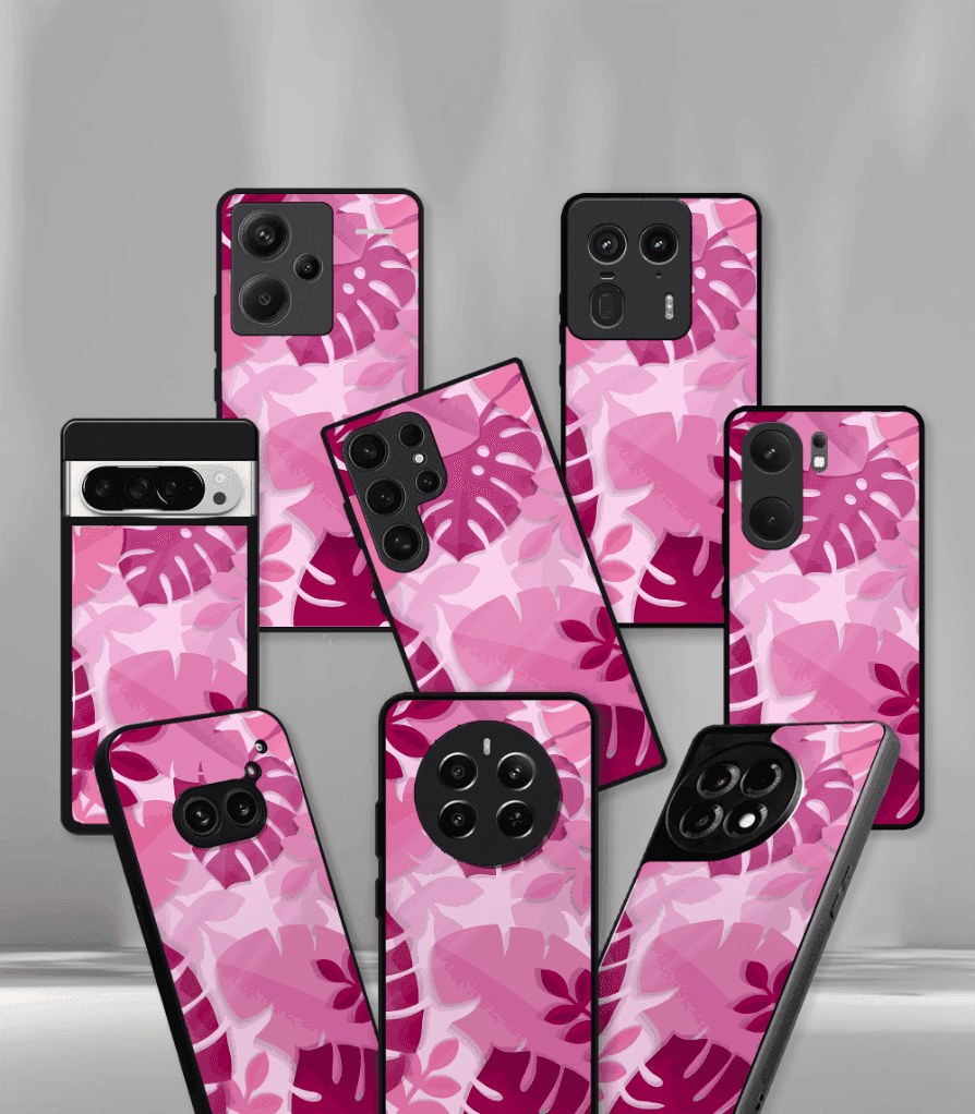 'for her' premium glossy floral/ aesthetic phone case compatible for every phone models.