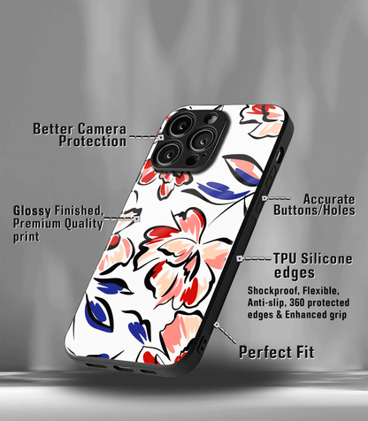 'For Her' Premium Glossy Floral/ Aesthetic Phone Case compatible for every Phone Models.