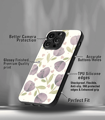 'For Her' Premium Glossy Floral/ Aesthetic Phone Case compatible for every Phone Models.