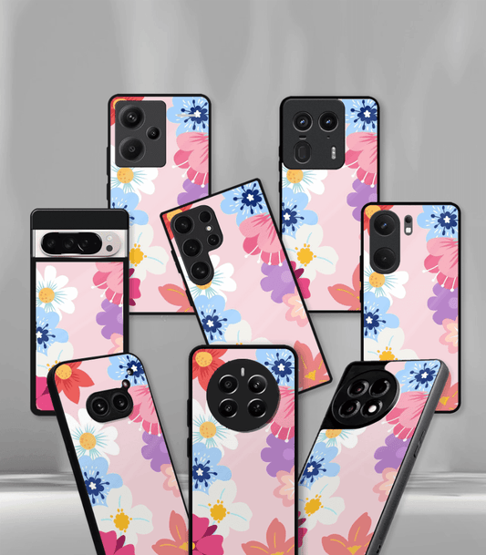 'For Her' Premium Glossy Floral/ Aesthetic Phone Case compatible for every Phone Models.