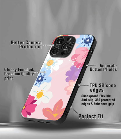 'For Her' Premium Glossy Floral/ Aesthetic Phone Case compatible for every Phone Models.