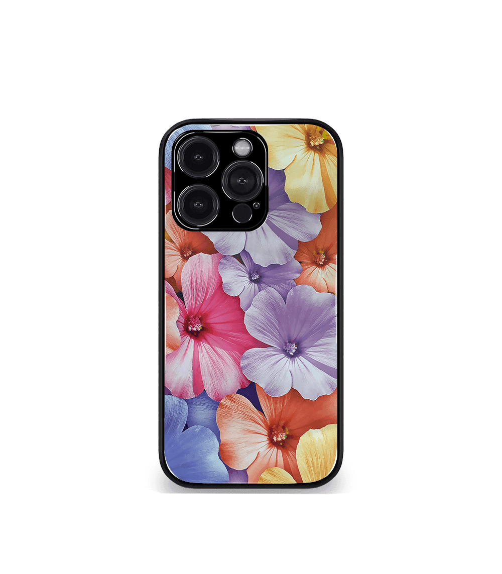 'for her' premium glossy floral/ aesthetic phone case compatible for every phone models.
