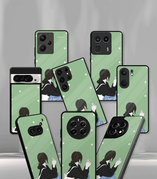 'For Her' Premium Glossy Floral/ Aesthetic Phone Case compatible for every Phone Models.