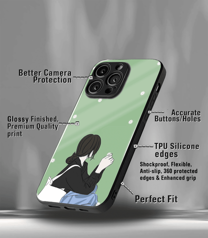 'For Her' Premium Glossy Floral/ Aesthetic Phone Case compatible for every Phone Models.