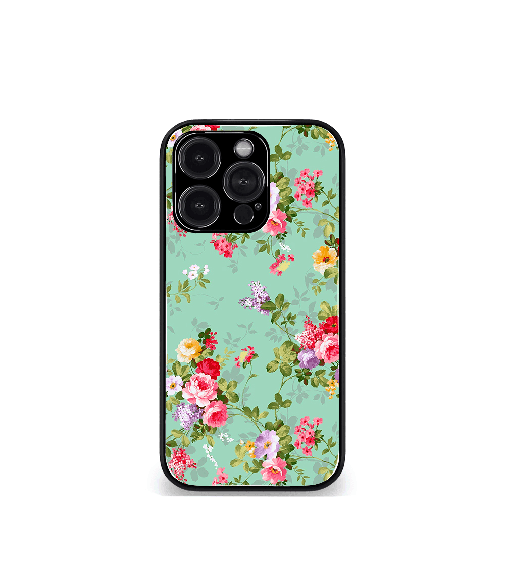 'for her' premium glossy floral/ aesthetic phone case compatible for every phone models.