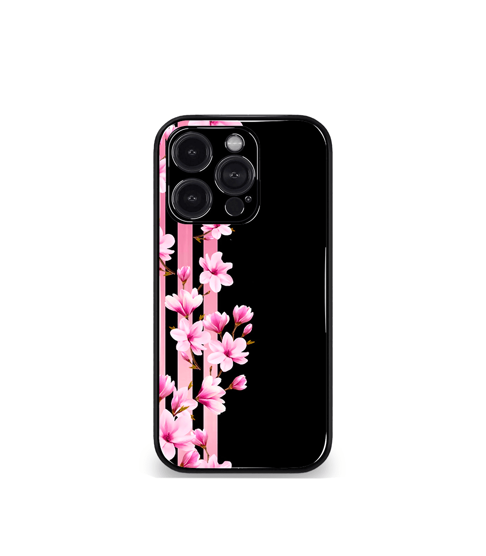 'for her' premium glossy floral/ aesthetic phone case compatible for every phone models.