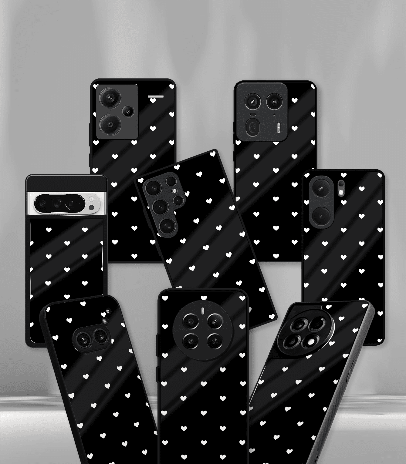 'for her' premium glossy floral/ aesthetic phone case compatible for every phone models.