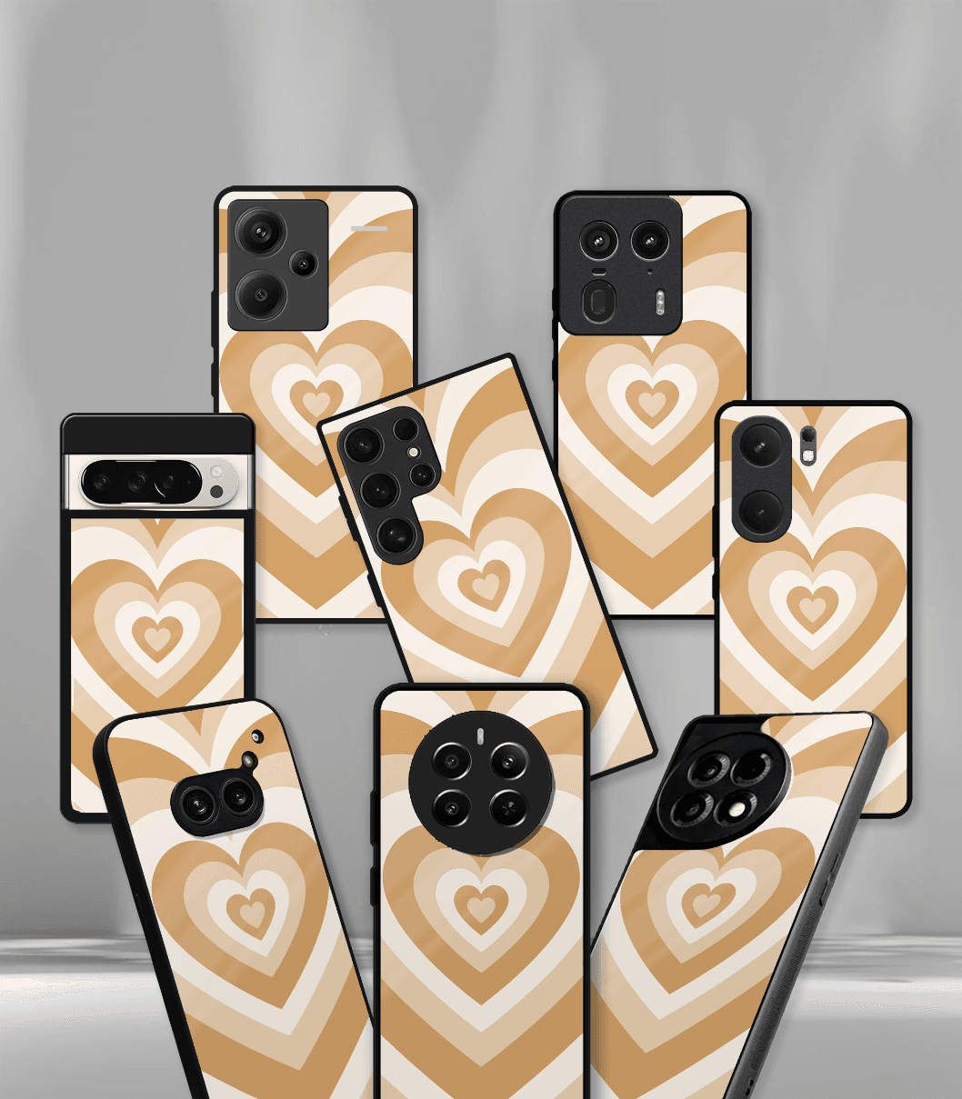 'for her' premium glossy floral/ aesthetic phone case compatible for every phone models.