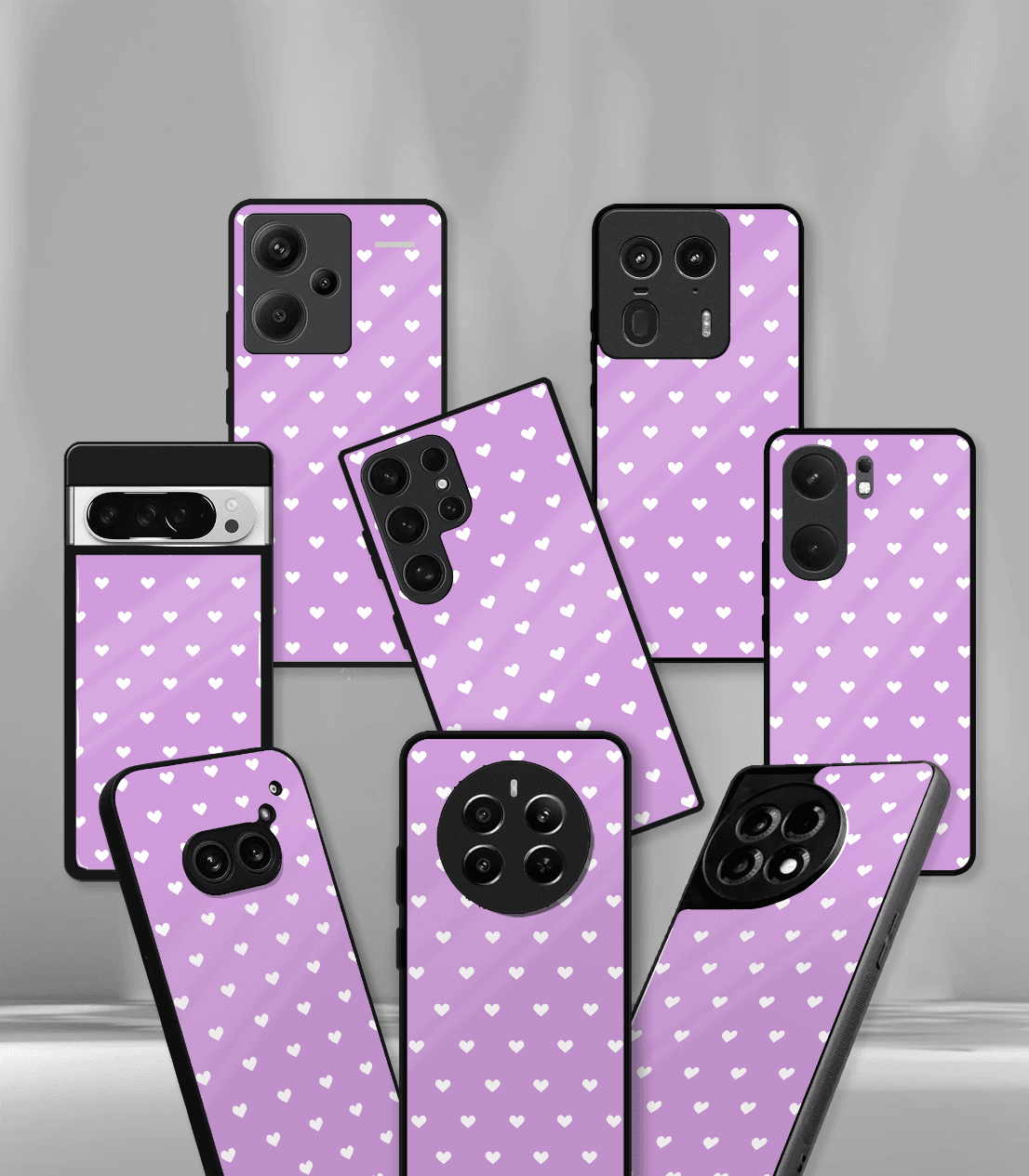 'for her' premium glossy floral/ aesthetic phone case compatible for every phone models.