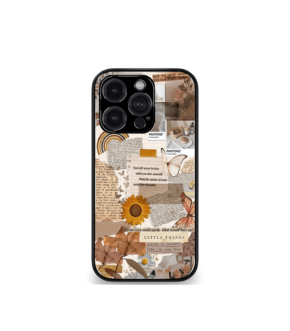 'for her' premium glossy floral/ aesthetic phone case compatible for every phone models.