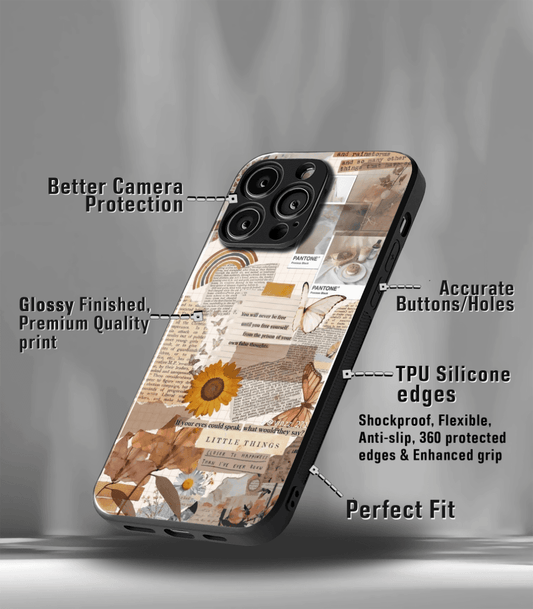 'For Her' Premium Glossy Floral/ Aesthetic Phone Case compatible for every Phone Models.