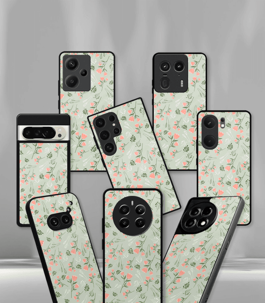 'For Her' Premium Glossy Floral/ Aesthetic Phone Case compatible for every Phone Models.