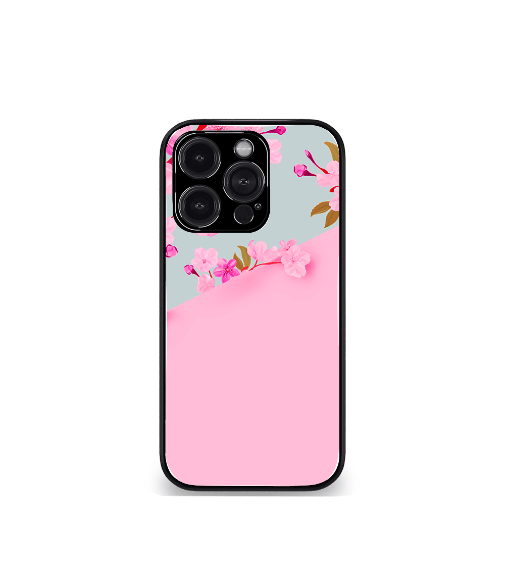 'for her' premium glossy floral/ aesthetic phone case compatible for every phone models.