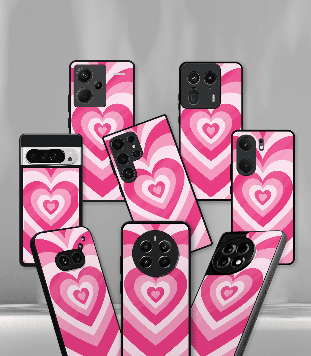 'for her' premium glossy floral/ aesthetic phone case compatible for every phone models.