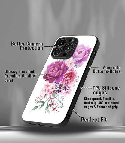 'For Her' Premium Glossy Floral/ Aesthetic Phone Case compatible for every Phone Models.