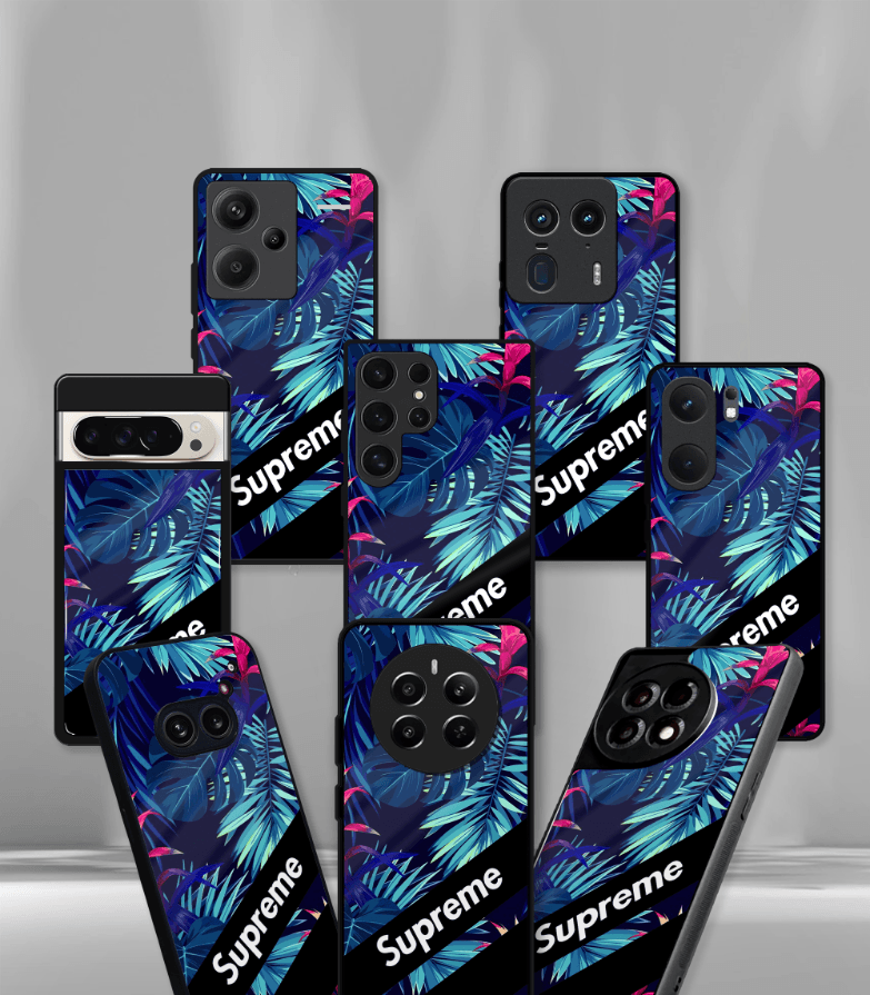 'for her' premium glossy floral/ aesthetic phone case compatible for every phone models.
