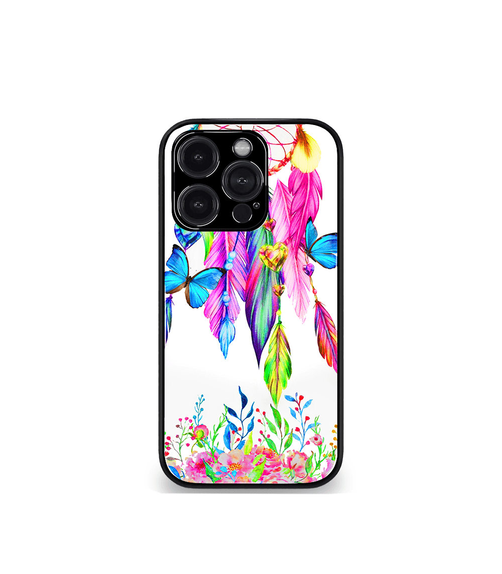 'for her' premium glossy floral/ aesthetic phone case compatible for every phone models.