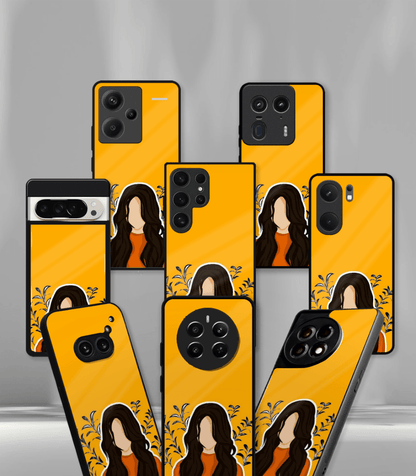 'For Her' Premium Glossy Floral/ Aesthetic Phone Case compatible for every Phone Models.