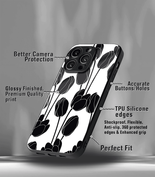 'For Her' Premium Glossy Floral/ Aesthetic Phone Case compatible for every Phone Models.