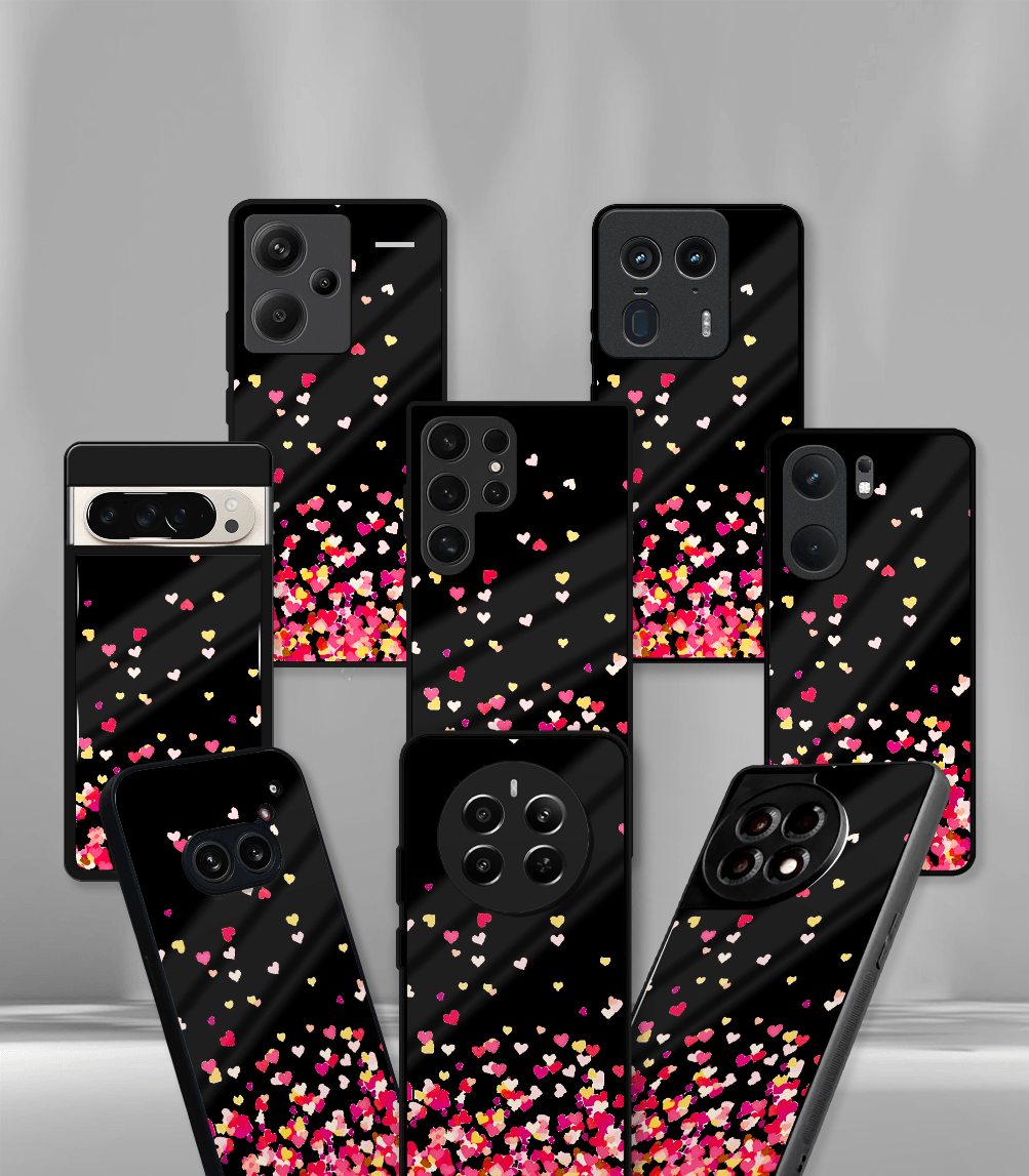 'for her' premium glossy floral/ aesthetic phone case compatible for every phone models.