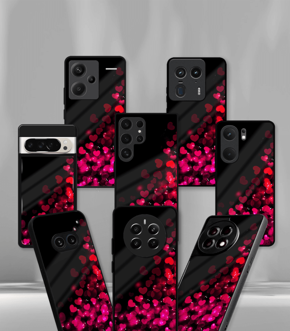 'for her' premium glossy floral/ aesthetic phone case compatible for every phone models.