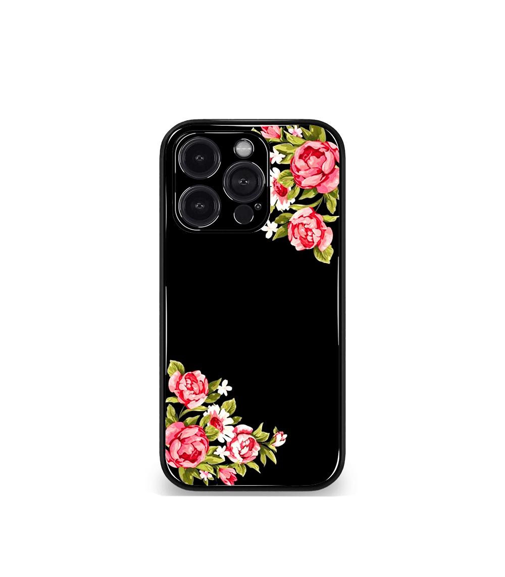 'for her' premium glossy floral/ aesthetic phone case compatible for every phone models.