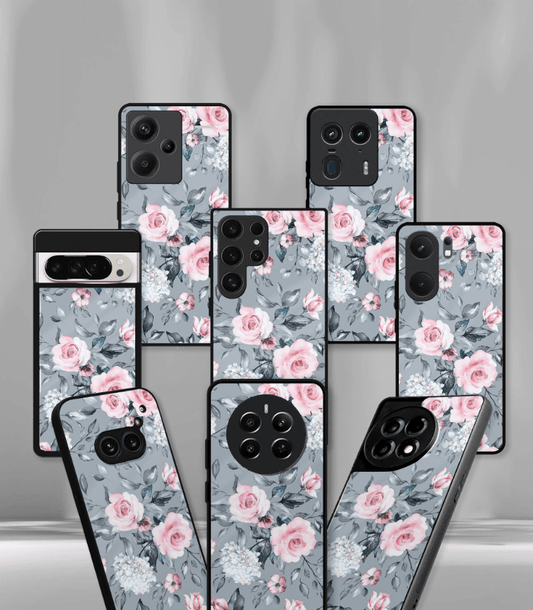 'For Her' Premium Glossy Floral/ Aesthetic Phone Case compatible for every Phone Models.