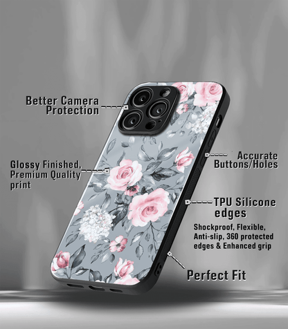 'For Her' Premium Glossy Floral/ Aesthetic Phone Case compatible for every Phone Models.