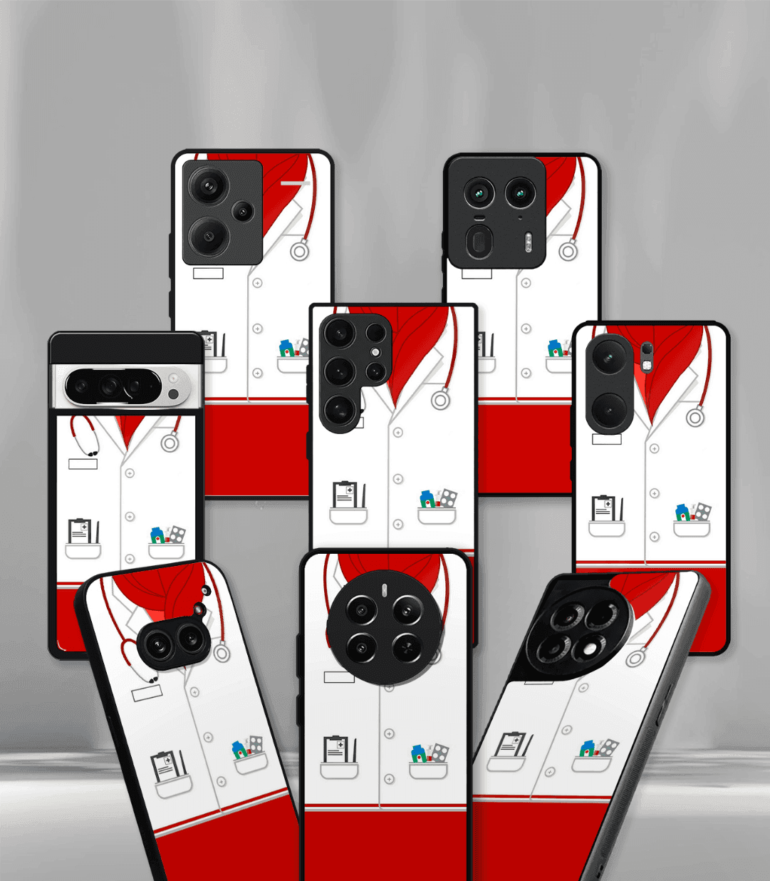 'for her' premium glossy floral/ aesthetic phone case compatible for every phone models.