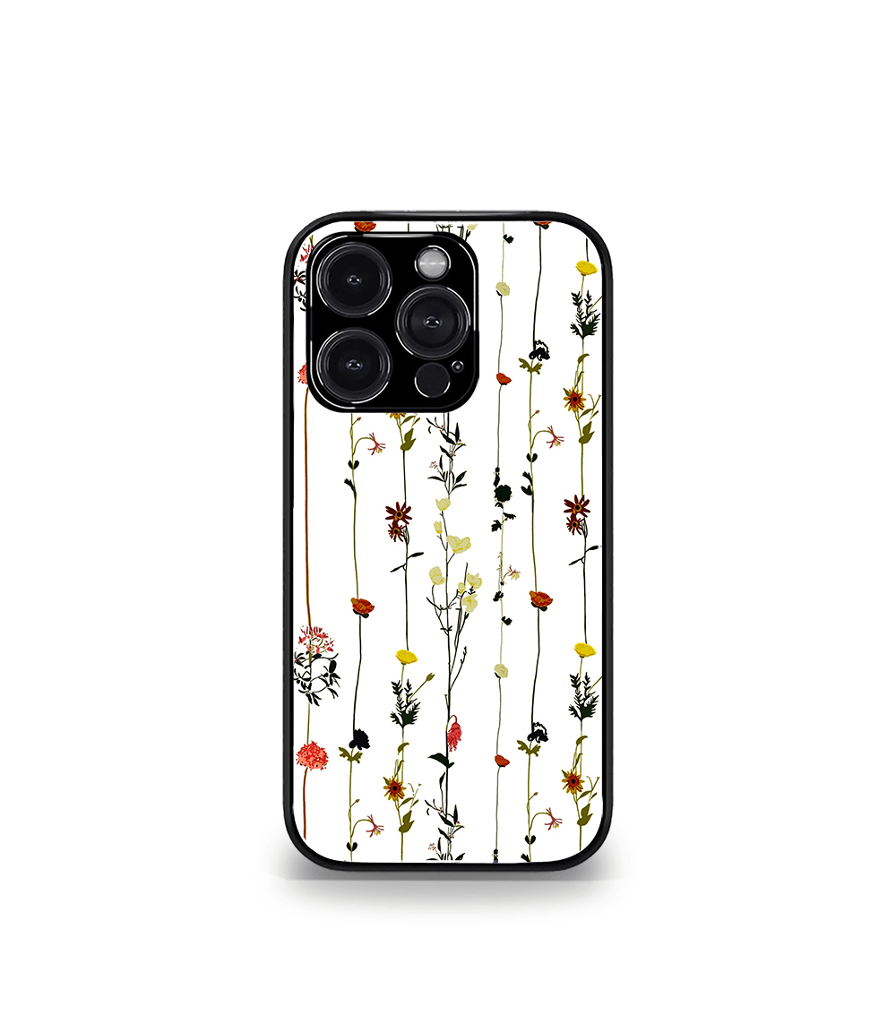 'for her' premium glossy floral/ aesthetic phone case compatible for every phone models.