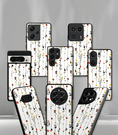 'For Her' Premium Glossy Floral/ Aesthetic Phone Case compatible for every Phone Models.