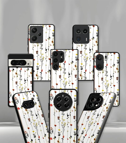 'For Her' Premium Glossy Floral/ Aesthetic Phone Case compatible for every Phone Models.