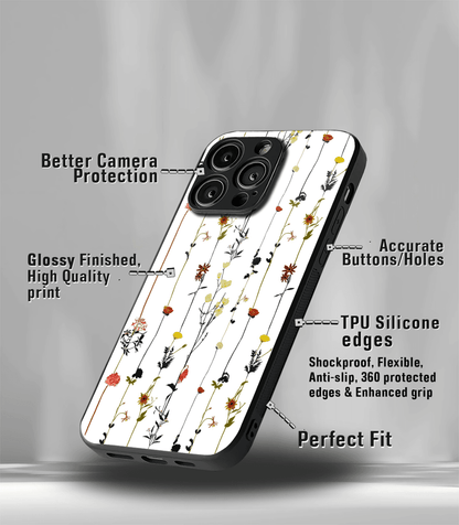 'For Her' Premium Glossy Floral/ Aesthetic Phone Case compatible for every Phone Models.