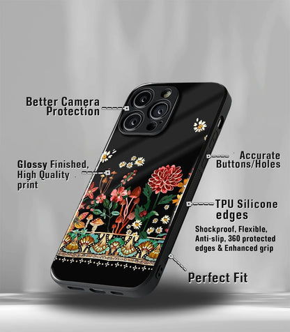 'For Her' Premium Glossy Floral/ Aesthetic Phone Case compatible for every Phone Models.