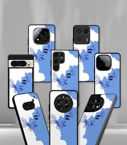 'For Her' Premium Glossy Floral/ Aesthetic Phone Case compatible for every Phone Models.