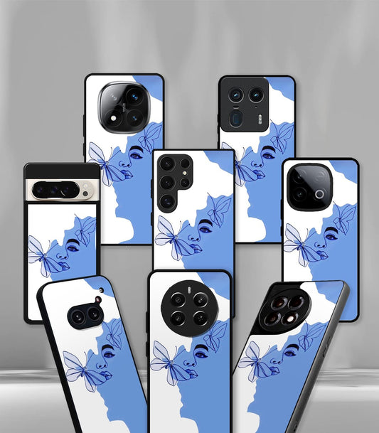 'For Her' Premium Glossy Floral/ Aesthetic Phone Case compatible for every Phone Models.