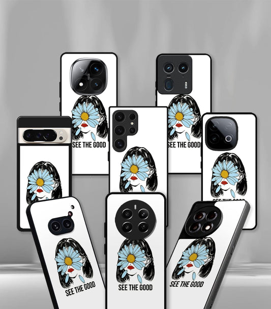 'For Her' Premium Glossy Floral/ Aesthetic Phone Case compatible for every Phone Models.
