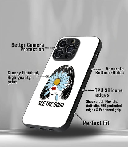 'For Her' Premium Glossy Floral/ Aesthetic Phone Case compatible for every Phone Models.