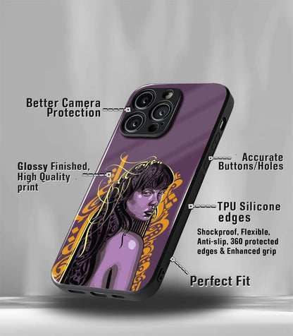 'For Her' Premium Glossy Floral/ Aesthetic Phone Case compatible for every Phone Models.