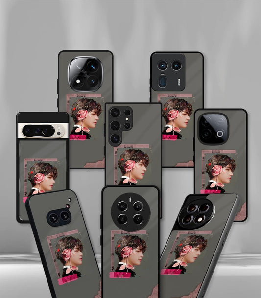 'For Her' Premium Glossy Floral/ Aesthetic Phone Case compatible for every Phone Models.