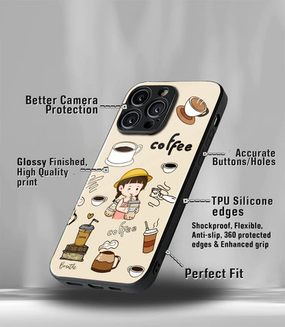 'For Her' Premium Glossy Floral/ Aesthetic Phone Case compatible for every Phone Models.