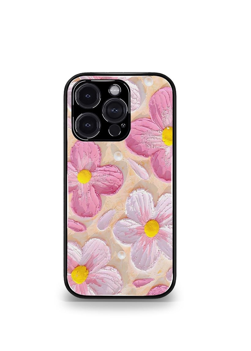 'for her' premium glossy floral/ aesthetic phone case compatible for every phone models.