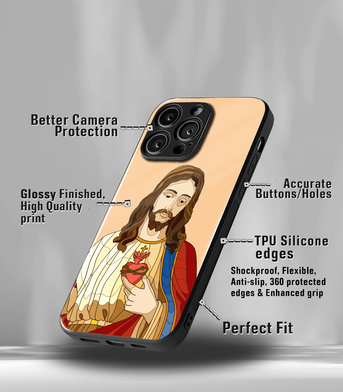 religious & spiritual hindu, islamic, christian god premium case