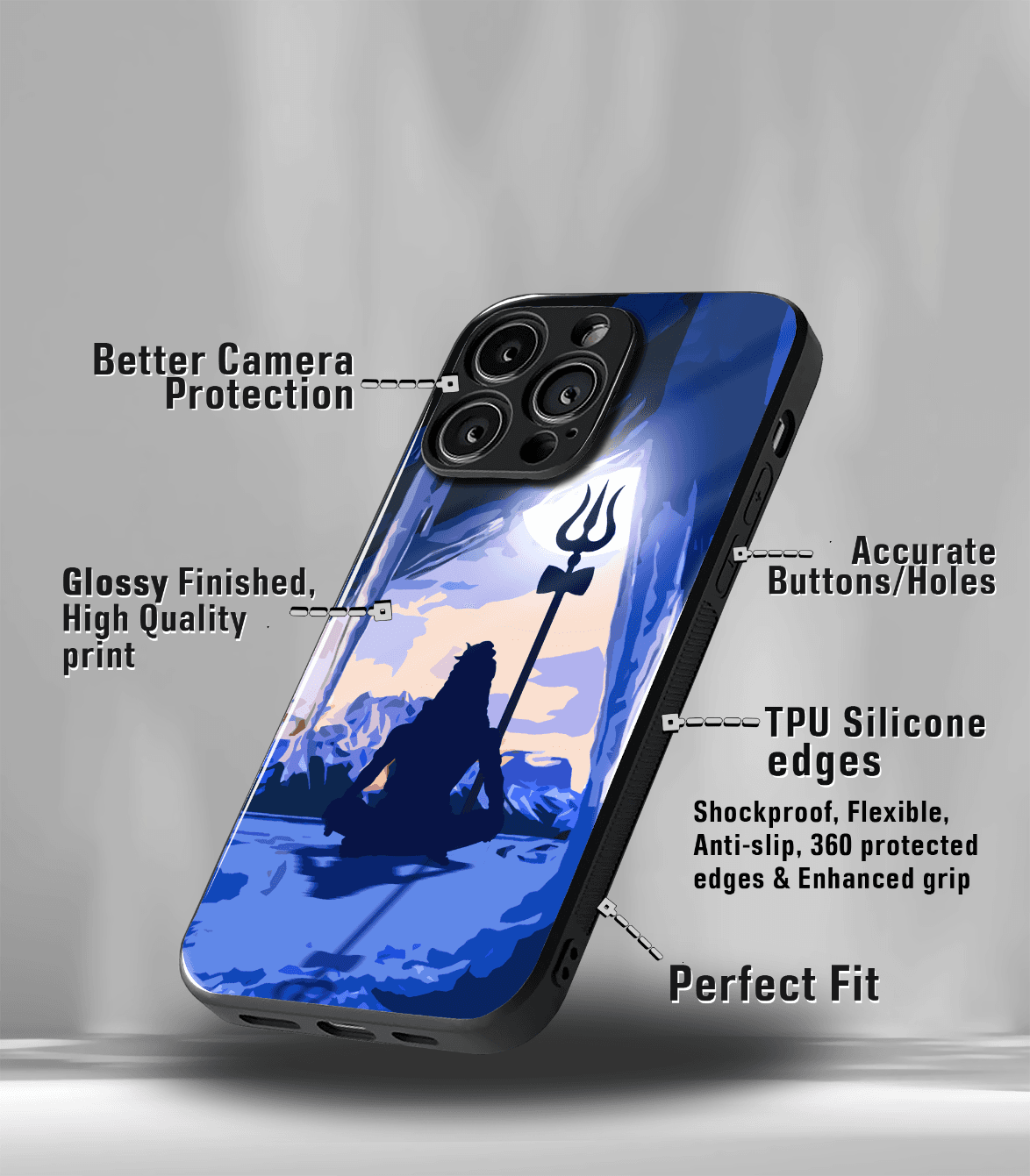 religious & spiritual hindu, islamic, christian god premium case
