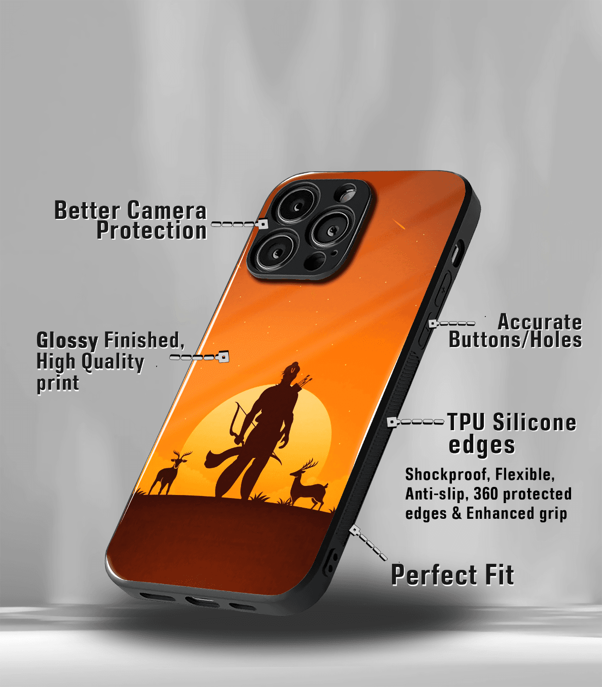 religious & spiritual hindu, islamic, christian god premium case