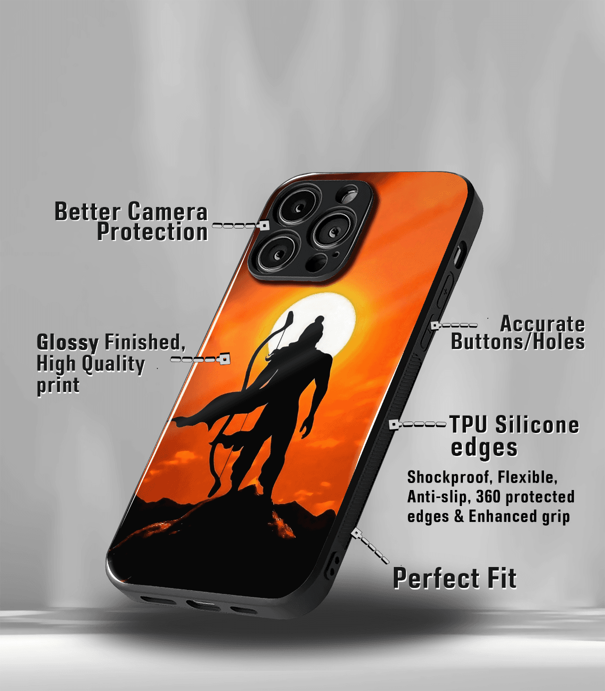 religious & spiritual hindu, islamic, christian god premium case