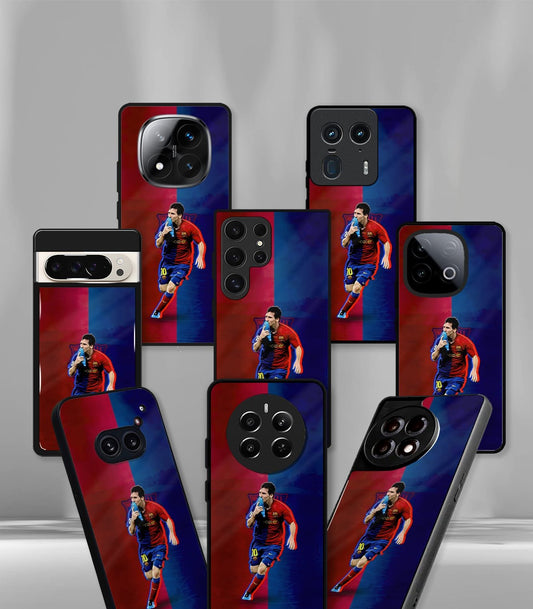Lionel Messi FCB edition Premium Glossy Phone Case.