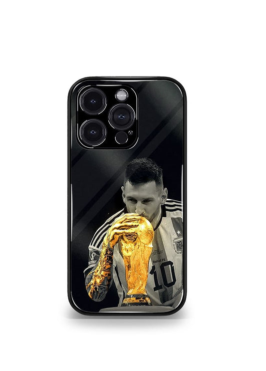 Lionel Messi WORLD CUP edition Premium Glossy Phone Case.