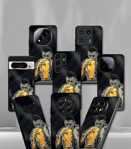 Lionel Messi WORLD CUP edition Premium Glossy Phone Case.
