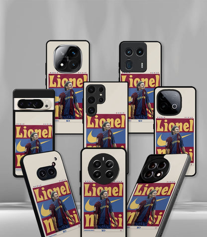 Lionel Messi Vintage edition Premium Glossy Phone Case.